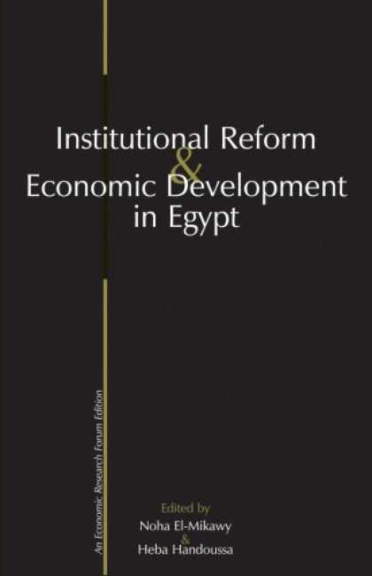 Economics Books - Institutional Reform and Economic Development in Egypt