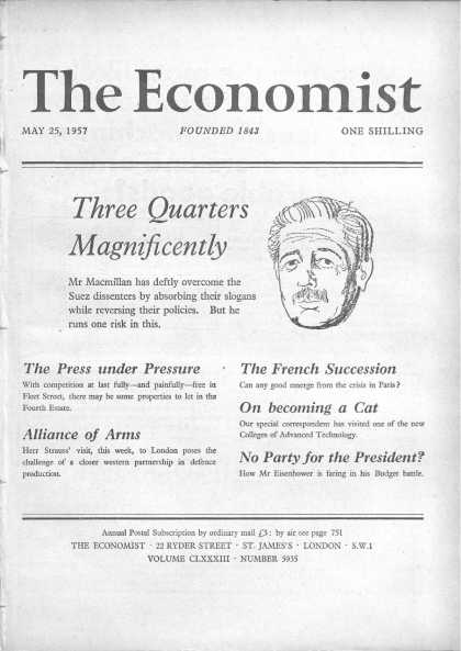 Economist - May 25, 1957