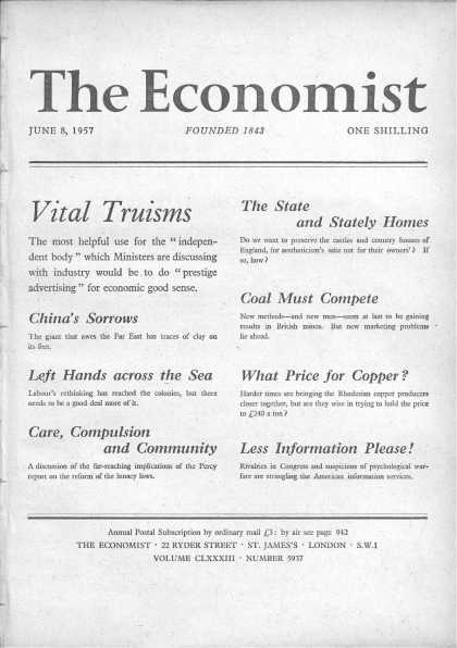 Economist - June 8, 1957