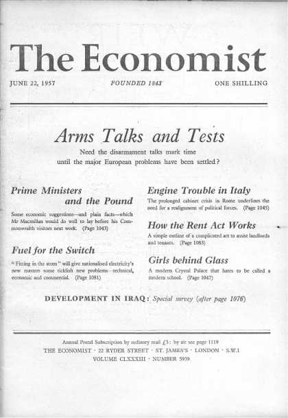 Economist - June 22, 1957