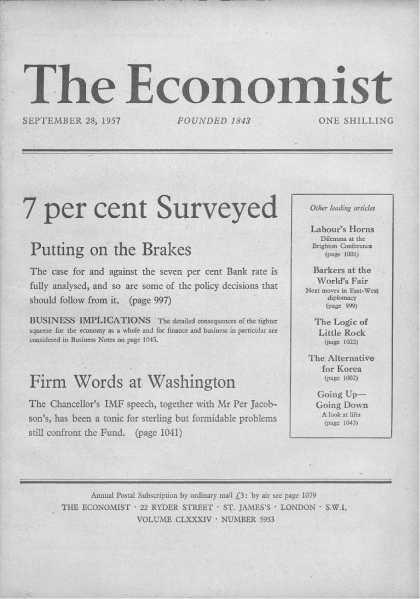 Economist - September 28, 1957