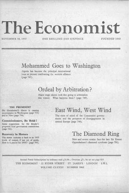Economist - November 30, 1957
