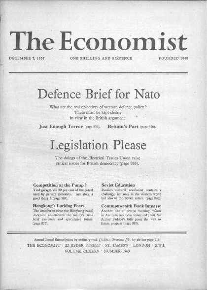 Economist - December 7, 1957