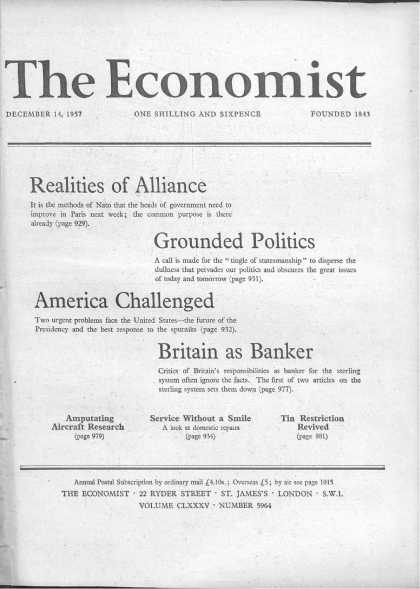 Economist - December 14, 1957