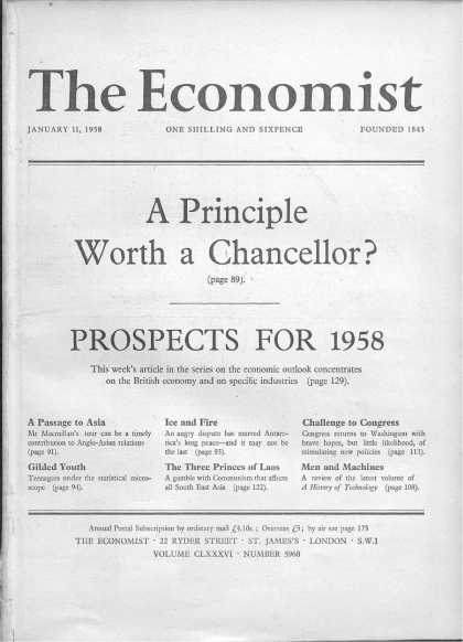 Economist - January 11, 1958