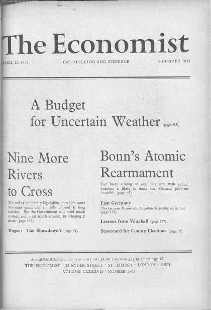 Economist - April 12, 1958
