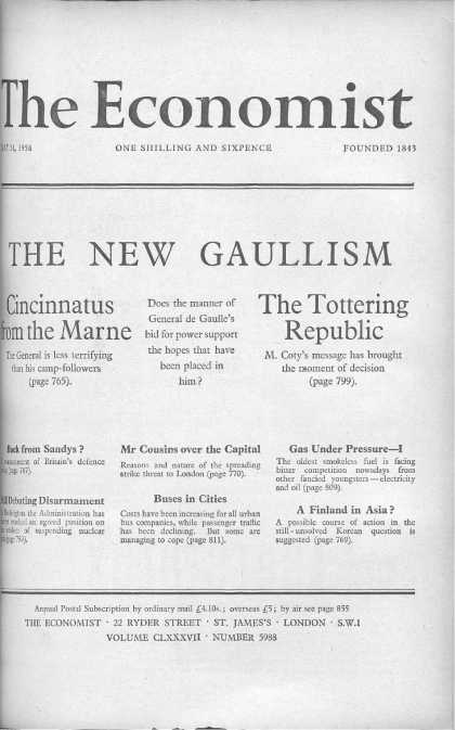 Economist - May 31, 1958