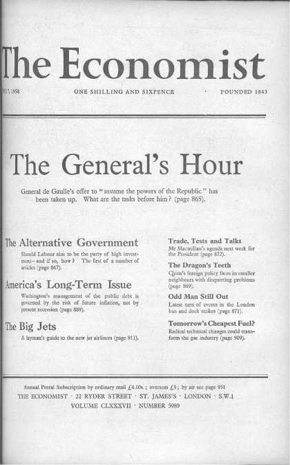 Economist - June 7, 1958