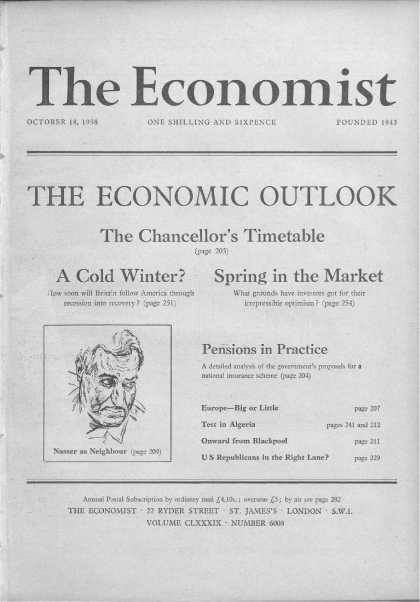 Economist - October 18, 1958