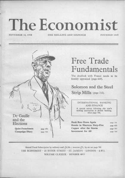 Economist - November 22, 1958