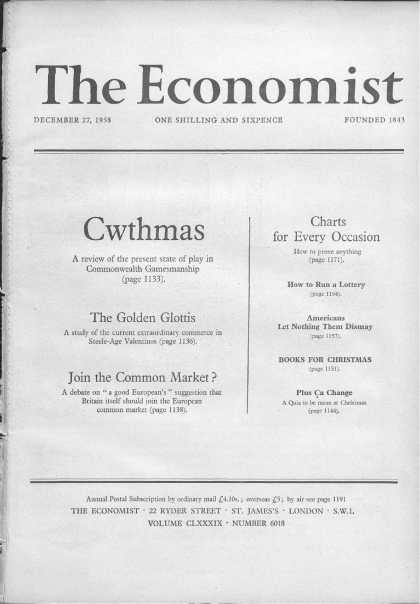 Economist - December 27, 1958