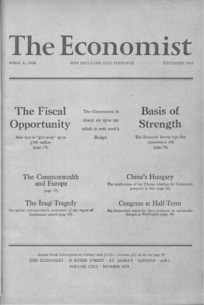 Economist - April 4, 1959
