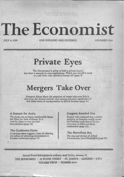 Economist - July 4, 1959