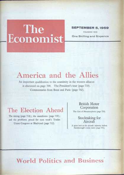 Economist - September 5, 1959