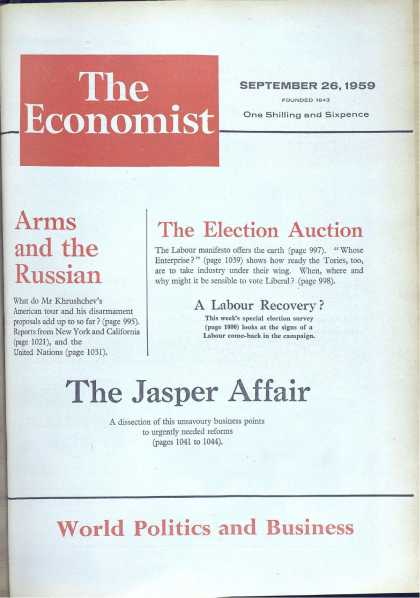Economist - September 26, 1959