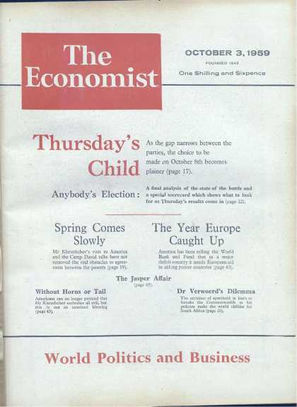 Economist - October 3, 1959