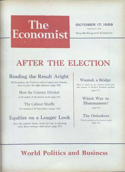 Economist - October 17, 1959