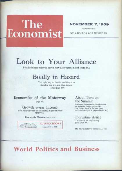 Economist - November 7, 1959