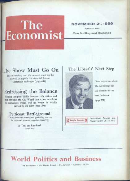 Economist - November 21, 1959