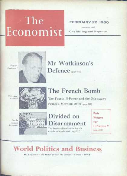 Economist - February 20, 1960