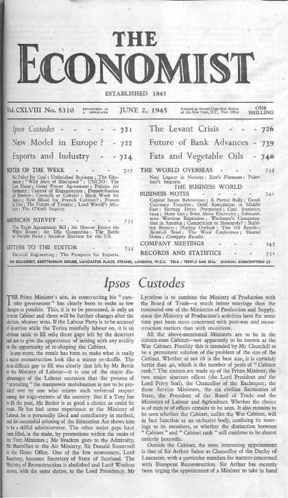 Economist - June 2, 1945