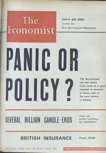 Economist - July 22, 1961