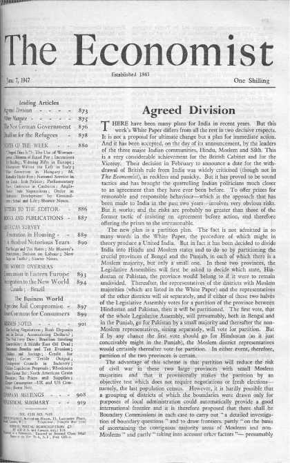 Economist - June 7, 1947