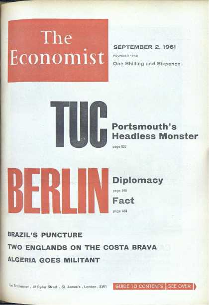 Economist - September 2, 1961