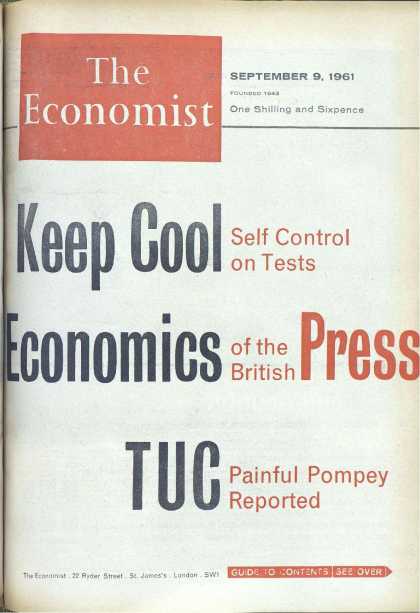Economist - September 9, 1961