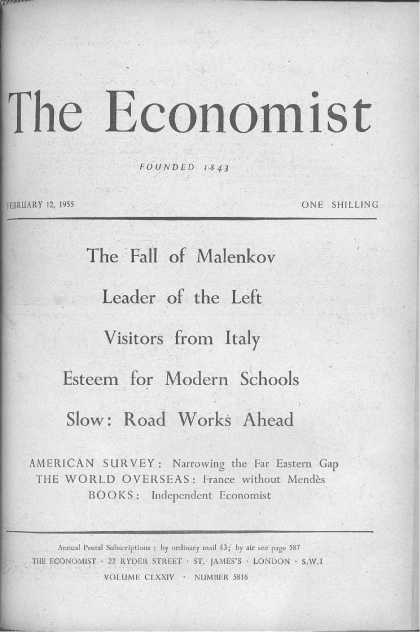 Economist - February 12, 1955
