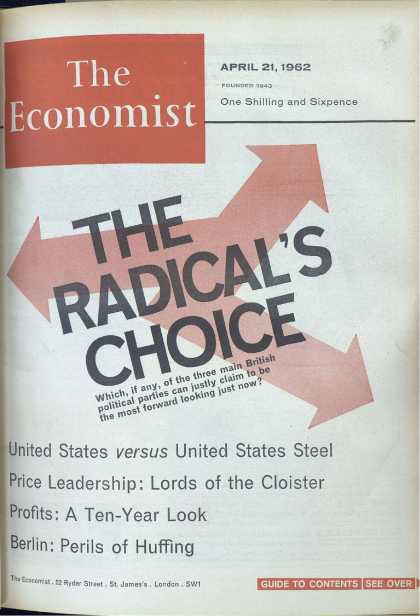 Economist - April 21, 1962