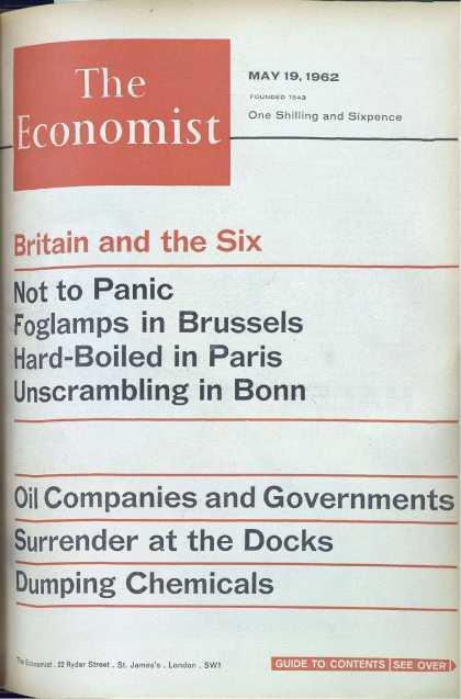 Economist - May 19, 1962