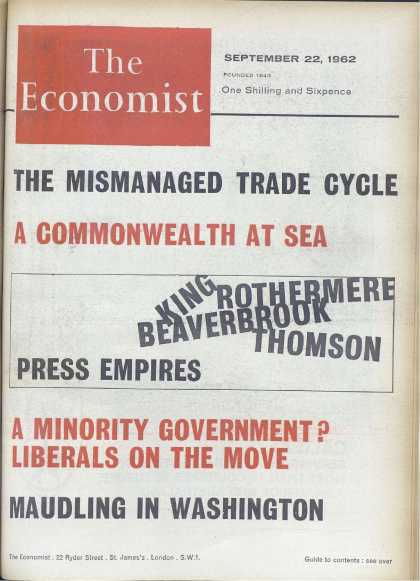 Economist - September 22, 1962