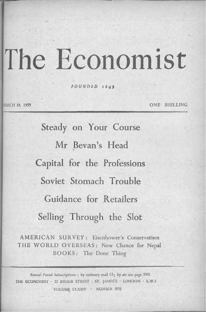 Economist - March 19, 1955