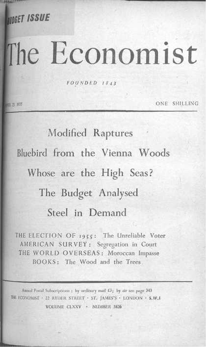 Economist - April 23, 1955