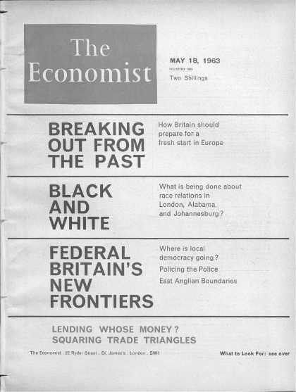 Economist - May 18, 1963