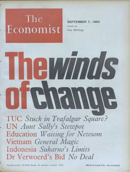 Economist - September 7, 1963