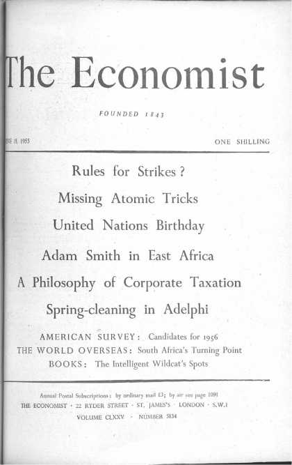 Economist - June 18, 1955