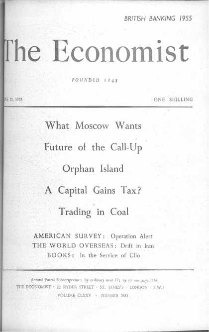 Economist - June 25, 1955