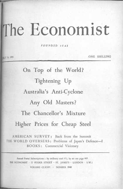 Economist - July 30, 1955