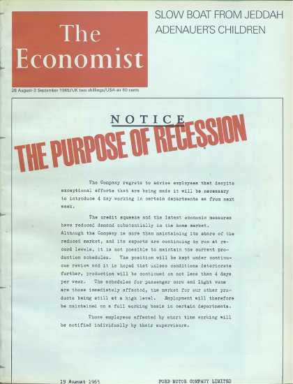 Economist - August 28, 1965