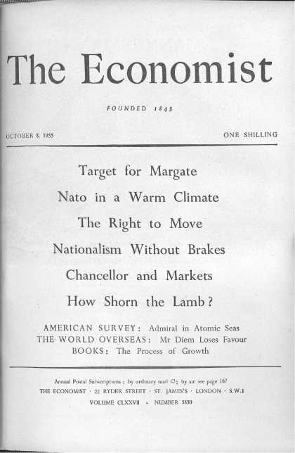 Economist - October 8, 1955
