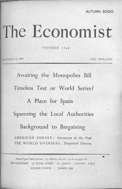Economist - November 12, 1955