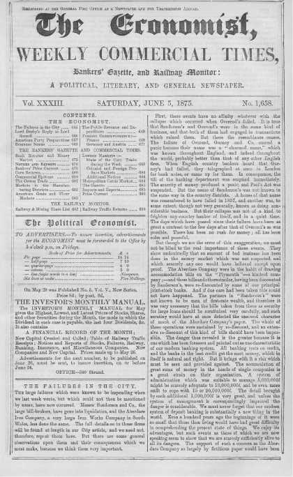Economist - June 5, 1875