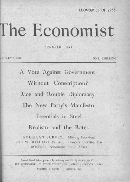 Economist - January 7, 1956