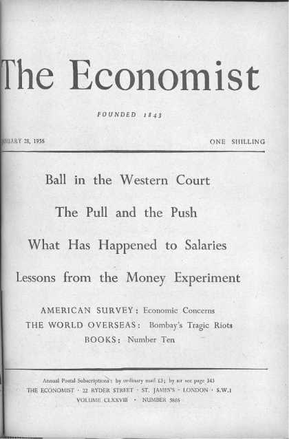 Economist - January 28, 1956