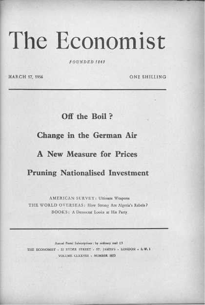 Economist - March 17, 1956