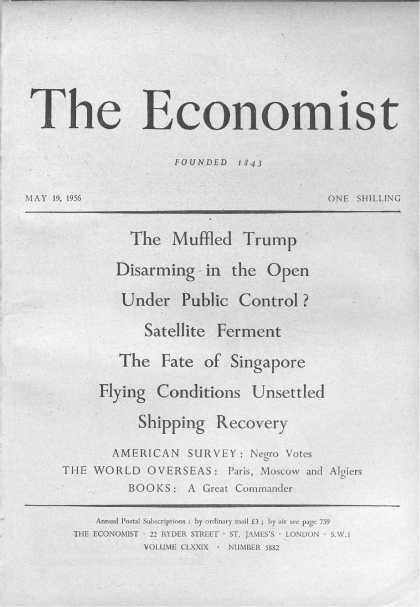 Economist - May 19, 1956