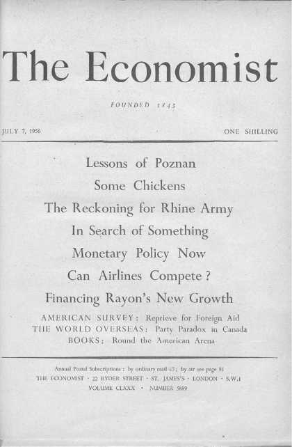 Economist - July 7, 1956