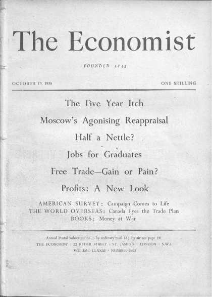 Economist - October 13, 1956